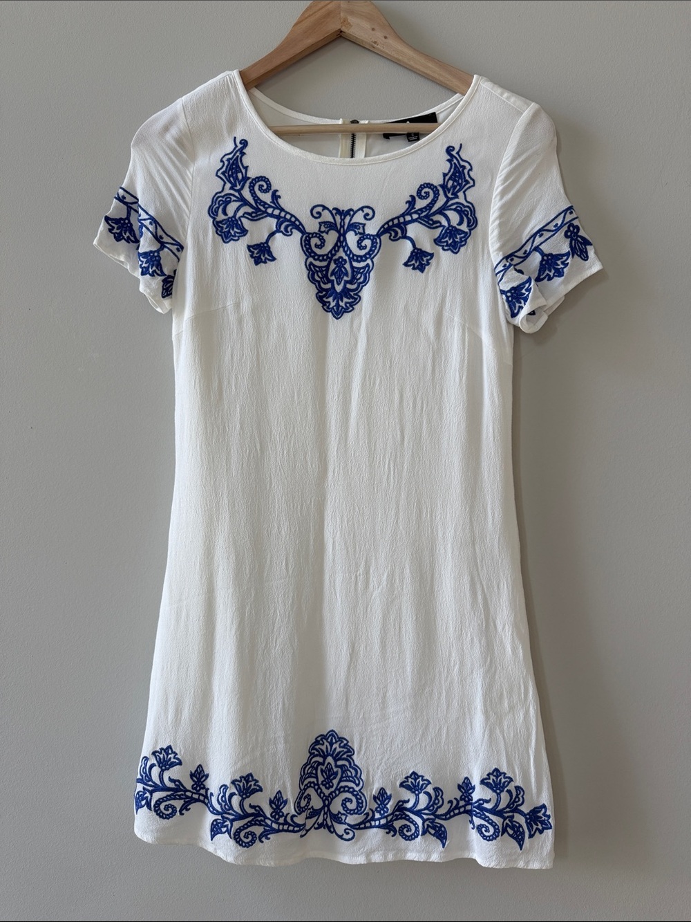 Lulu’s Embroidered White Mini Dress